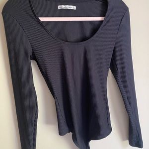 Abercrombie & Fitch scoop neck bodysuit